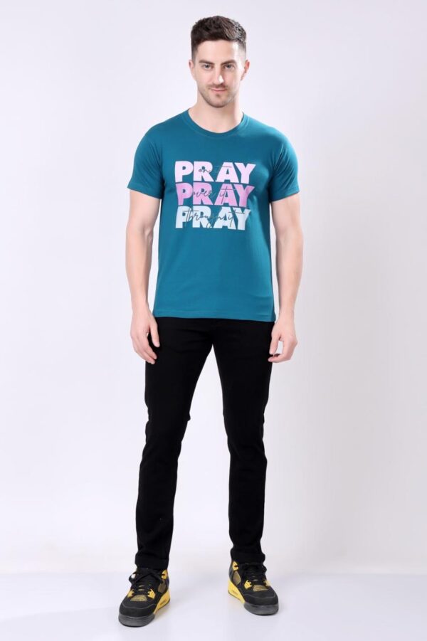1000909075 Pray Over It Premium Round Neck T-Shirt