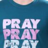 1000909076 Pray Over It Premium Round Neck T-Shirt