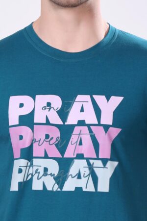 Pray Over It Premium Round Neck T-Shirt